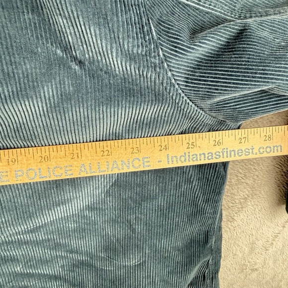 L.L. Bean Corduroy Barn Work Coat Chore Jacket Womens 1X Teal Quilted VTG 90s - Picture 10 of 12